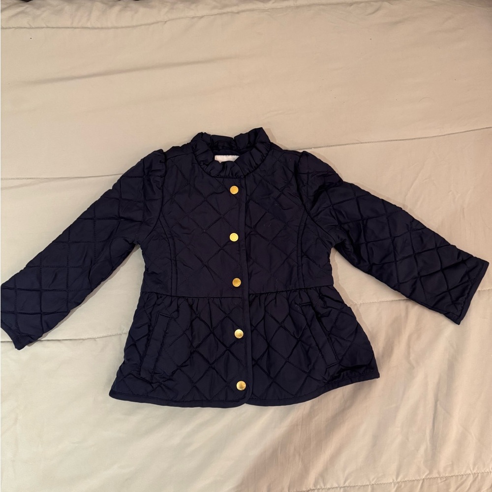 Janie and Jack Navy Blue Quilted Jacket